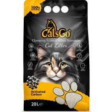 Cats Go Aktif Karbonlu Premium Kedi Kumu 20 lt Dev Boy