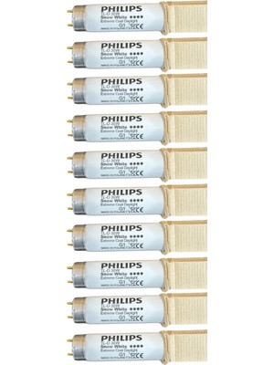 Philips 36W Snow White 12000K (Beyaz Işık) G13 Duylu Floresan (10 Adet)