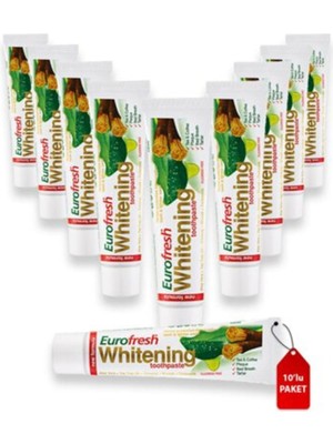 Farmasi Eurofresh Misvaklı Diş Macunu 112 gr Glütensiz 10 Adet Doğal Parlaklık Sağlayan