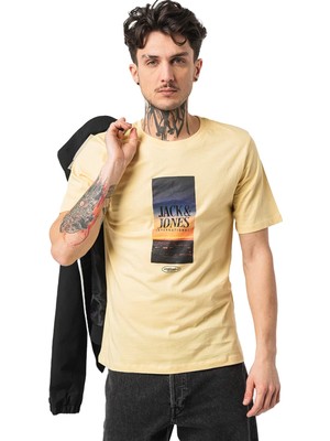 Jack & Jones Erkek Tişört 12255639 12255639006