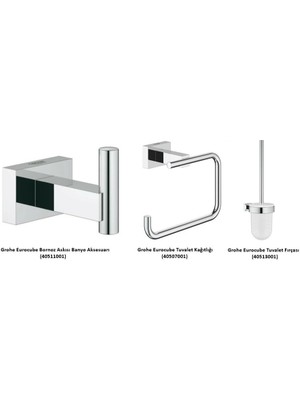 Grohe Eurocube 3'lü Aksesuar Seti