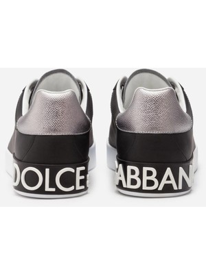 Dolce & Gabbana Calfskin Nappa Portofino Sneakers