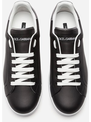 Dolce & Gabbana Calfskin Nappa Portofino Sneakers