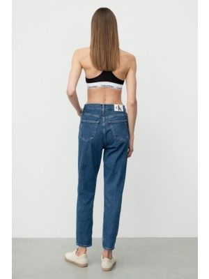 Calvin Klein Kadın Normal Bel Boru Paça Jean Pantolon