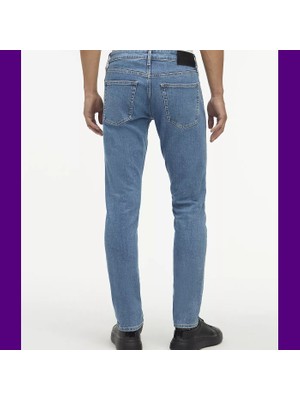 Calvin Klein Erkek Denim Kumaş  Normal Bel Düz Model Lacivert Jeans K10K112376-1A4