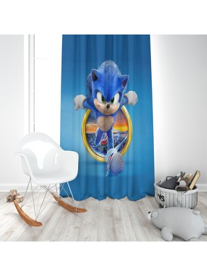 Adenka Home Sonic  Desen, Bebek Ve Çocuk Odası Fon Perde