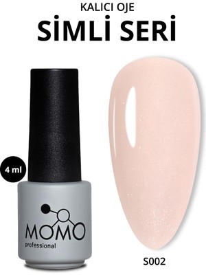 Kalıcı Oje S002, Gümüş Simli Fil Dişi, 4 ml