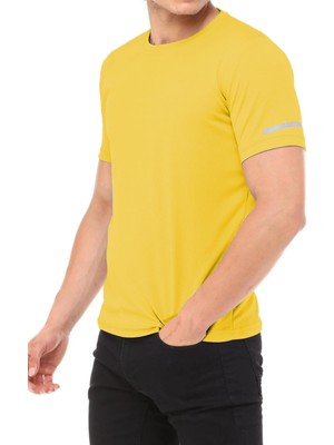 Ghassy Co. Erkek Nem Emici Hızlı Kuruma Atletik Teknik Performans T-Shirt