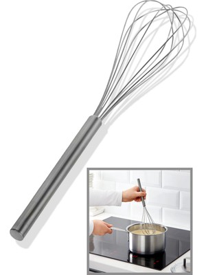 IKEA Idealisk Metal Pasta Çırpıcı Paslanmaz Çelik Çırpıcı Pratik Mutfak Gereçleri