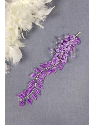 Hayalperest Boncuk Kristal Boncuklu Iliz Gelin Saç ve Türban Aksesuarı