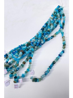 Hayalperest Boncuk Rengarenk Çakıl Taşı Kesim Akik Doğal Taş