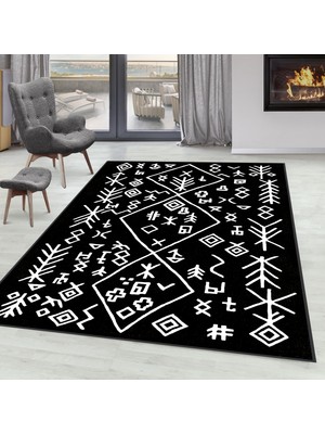 Eliana Home Dijital Baskı Yıkanabilir Kaymaz Taban Salon Halısı ve Yolluk LNA0091-SD949