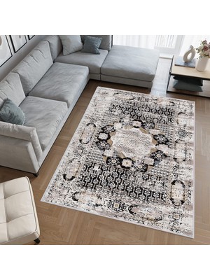Eliana Home Dijital Baskı Yıkanabilir Kaymaz Taban Salon Halısı ve Yolluk LNA0391