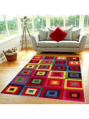 Eliana Home Dijital Baskı Yıkanabilir Kaymaz Taban Salon Halısı ve Yolluk LNA0372