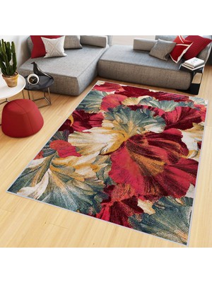 Eliana Home Dijital Baskı Yıkanabilir Kaymaz Taban Salon Halısı ve Yolluk LNA0428