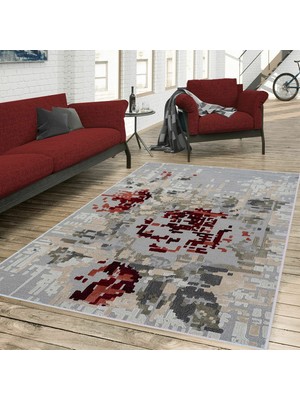 Eliana Home Dijital Baskı Yıkanabilir Kaymaz Taban Salon Halısı ve Yolluk LNA0355