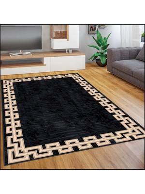 Eliana Home Dijital Baskı Yıkanabilir Kaymaz Taban Salon Halısı ve Yolluk LNA0444