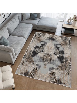 Eliana Home Dijital Baskı Yıkanabilir Kaymaz Taban Salon Halısı ve Yolluk LNA0394