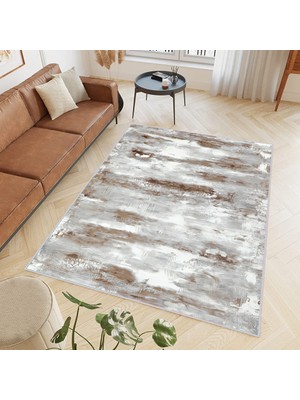 Eliana Home Dijital Baskı Yıkanabilir Kaymaz Taban Salon Halısı ve Yolluk LNA0412