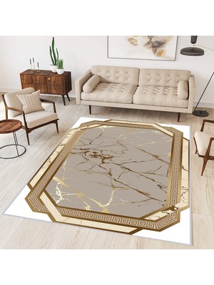Eliana Home Dijital Baskı Yıkanabilir Kaymaz Taban Salon Halısı ve Yolluk LNA0313-SD706