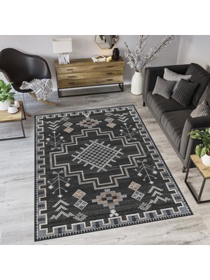 Eliana Home Dijital Baskı Yıkanabilir Kaymaz Taban Salon Halısı ve Yolluk LNA0070-SD806