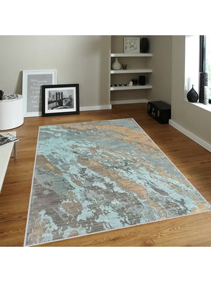 Eliana Home Dijital Baskı Yıkanabilir Kaymaz Taban Salon Halısı ve Yolluk LNA0376
