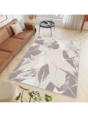 Eliana Home Dijital Baskı Yıkanabilir Kaymaz Taban Salon Halısı ve Yolluk LNA0618
