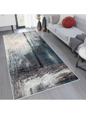 Eliana Home Dijital Baskı Yıkanabilir Kaymaz Taban Salon Halısı ve Yolluk LNA1166