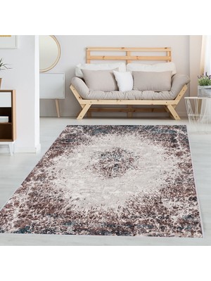 Eliana Home Dijital Baskı Yıkanabilir Kaymaz Taban Salon Halısı ve Yolluk LNA1335-HT198