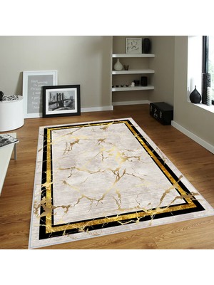 Eliana Home Dijital Baskı Yıkanabilir Kaymaz Taban Salon Halısı ve Yolluk LNA0380