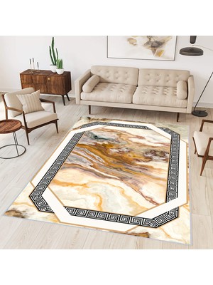 Eliana Home Dijital Baskı Yıkanabilir Kaymaz Taban Salon Halısı ve Yolluk LNA0304-SD141