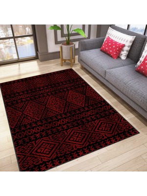 Eliana Home Dijital Baskı Yıkanabilir Kaymaz Taban Salon Halısı ve Yolluk LNA0188-SD842