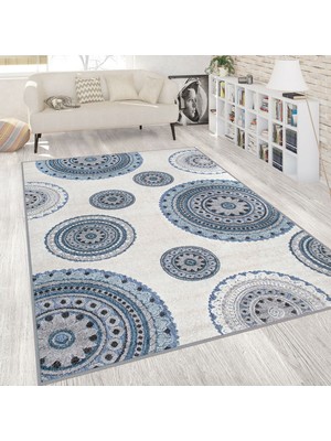 Eliana Home Dijital Baskı Yıkanabilir Kaymaz Taban Salon Halısı ve Yolluk LNA1809