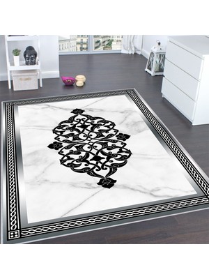 Eliana Home Dijital Baskı Yıkanabilir Kaymaz Taban Salon Halısı ve Yolluk LNA0121-SD770