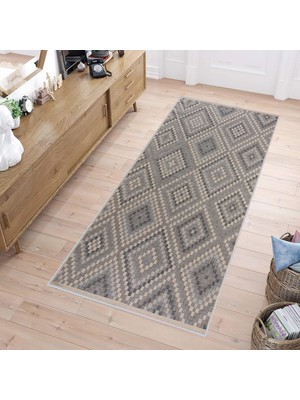 Eliana Home Dijital Baskı Yıkanabilir Kaymaz Taban Salon Halısı ve Yolluk LNA1276