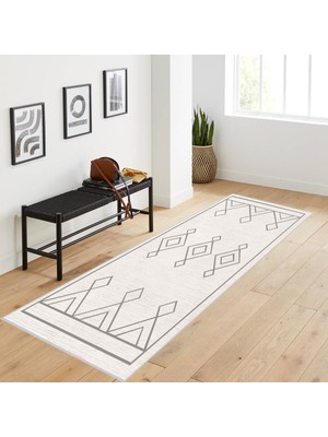 Eliana Home Dijital Baskı Yıkanabilir Kaymaz Taban Salon Halısı ve Yolluk LNA1060