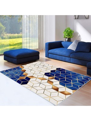Eliana Home Dijital Baskı Yıkanabilir Kaymaz Taban Salon Halısı ve Yolluk LNA0418