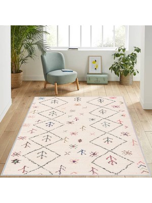 Eliana Home Dijital Baskı Yıkanabilir Kaymaz Taban Salon Halısı ve Yolluk LNA1214