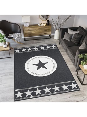 Eliana Home Dijital Baskı Yıkanabilir Kaymaz Taban Salon Halısı ve Yolluk LNA1268