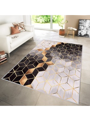 Eliana Home Dijital Baskı Yıkanabilir Kaymaz Taban Salon Halısı ve Yolluk LNA1264
