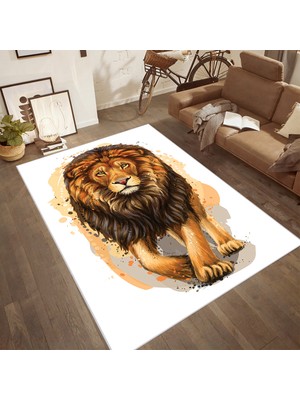 Eliana Home Dijital Baskı Yıkanabilir Kaymaz Taban Salon Halısı ve Yolluk LNA1891-SD259