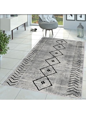 Eliana Home Dijital Baskı Yıkanabilir Kaymaz Taban Salon Halısı ve Yolluk LNA1360-HT-962