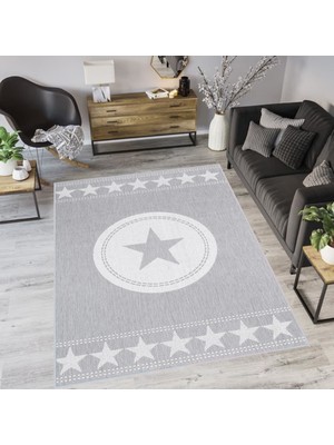 Eliana Home Dijital Baskı Yıkanabilir Kaymaz Taban Salon Halısı ve Yolluk LNA1267
