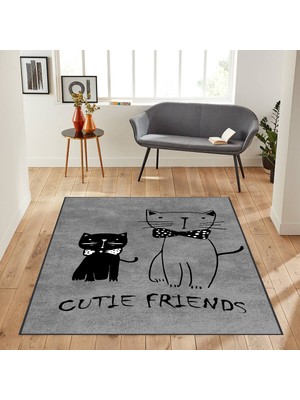 Eliana Home Dijital Baskı Yıkanabilir Kaymaz Taban Salon Halısı ve Yolluk LNA1860-SM200