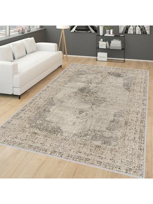 Eliana Home Dijital Baskı Yıkanabilir Kaymaz Taban Salon Halısı ve Yolluk LNA0138-SD421