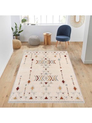 Eliana Home Dijital Baskı Yıkanabilir Kaymaz Taban Salon Halısı ve Yolluk LNA1016