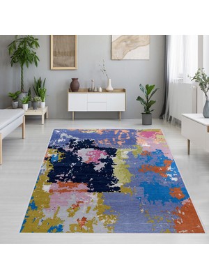 Eliana Home Dijital Baskı Yıkanabilir Kaymaz Taban Salon Halısı ve Yolluk LNA1080