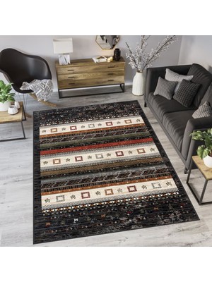 Eliana Home Dijital Baskı Yıkanabilir Kaymaz Taban Salon Halısı ve Yolluk LNA1149
