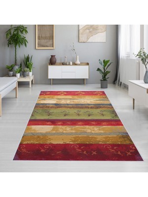 Eliana Home Dijital Baskı Yıkanabilir Kaymaz Taban Salon Halısı ve Yolluk LNA1218