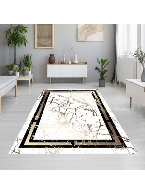 Eliana Home Dijital Baskı Yıkanabilir Kaymaz Taban Salon Halısı ve Yolluk LNA1884-SM88